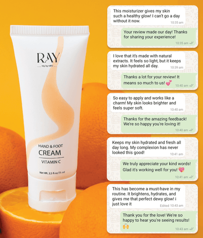 Hand & Foot Vitamin C Moisturizer 🤍 - RaybyrafiaHand & Foot Vitamin C Moisturizer 🤍RaybyrafiaRaybyrafiaHand & Foot Vitamin C Moisturizer 🤍Hand & Foot Vitamin C Moisturizer 🤍