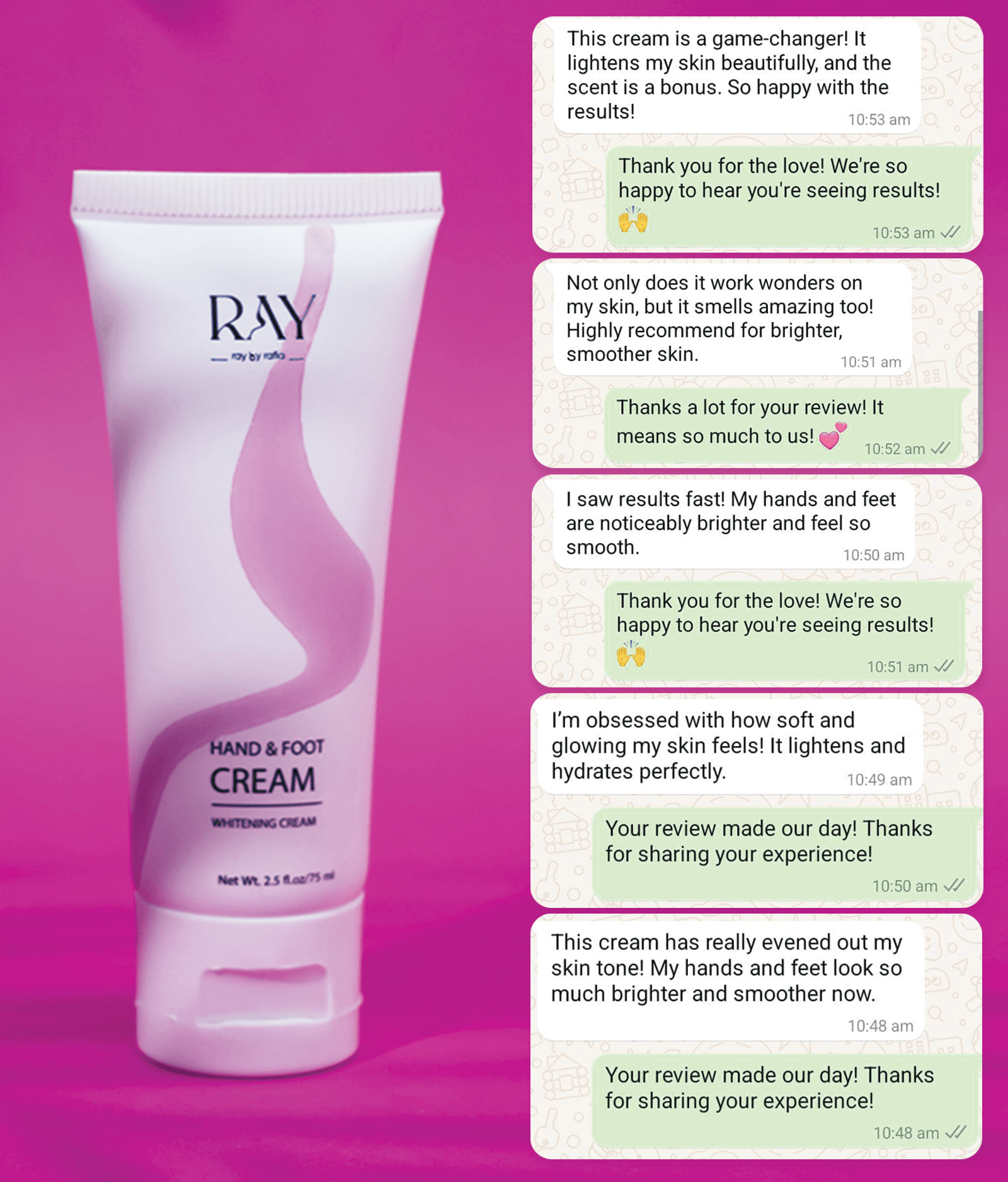 Hand & Foot Whitening Cream 🤍 - RaybyrafiaHand & Foot Whitening Cream 🤍RaybyrafiaRaybyrafiaHand & Foot Whitening Cream 🤍Hand & Foot Whitening Cream 🤍