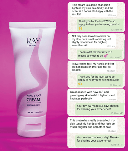 Hand & Foot Whitening Cream 🤍 - RaybyrafiaHand & Foot Whitening Cream 🤍RaybyrafiaRaybyrafiaHand & Foot Whitening Cream 🤍Hand & Foot Whitening Cream 🤍